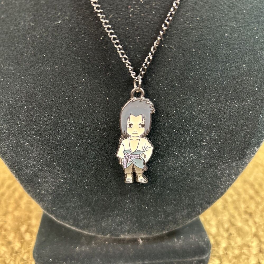 Uchiha Sasuke Naruto Shippuden Acrylic Pendant Necklace 2002